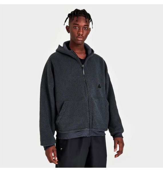 Зіп Кофта Adidas Sherpa (чорна) HG2076 фото