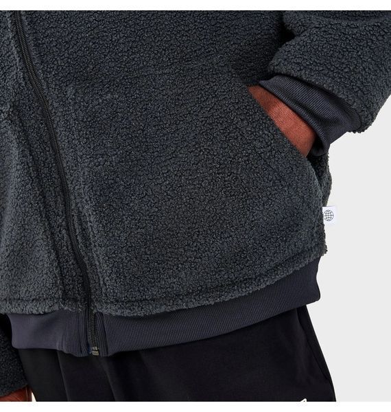 Зіп Кофта Adidas Sherpa (чорна) HG2076 фото