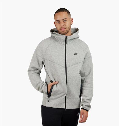 Зіп Худі Nike Tech Fleece (сіре) FB7921-063 фото