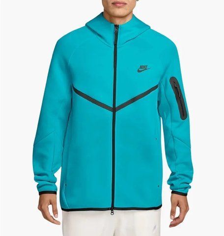 Зіп Худі Nike Tech Fleece (бірюзове) HV0949-345 фото