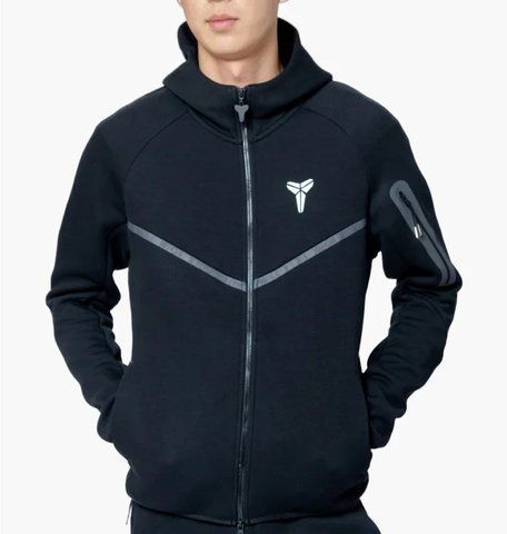 Зіп Худі Nike Tech Fleece Kobe (чорне) IB2713-010 фото