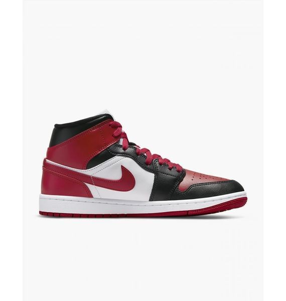 Кросівки Air Jordan 1 Mid (Red-White) BQ6472-079 фото