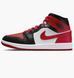Кросівки Air Jordan 1 Mid (Red-White) BQ6472-079 фото 1