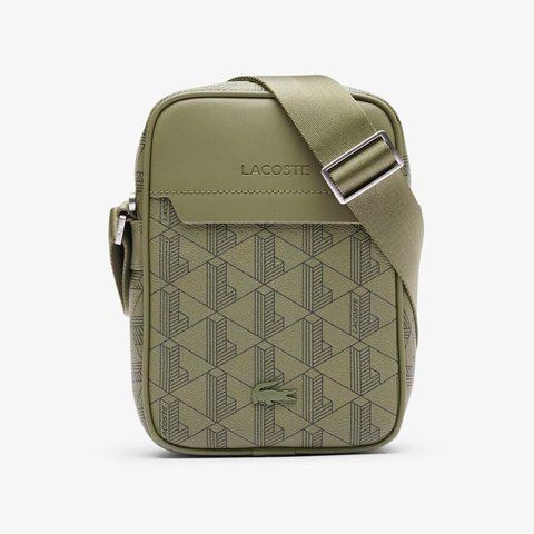 Месенжер Lacoste Monogram (хакі) NH4778BG фото