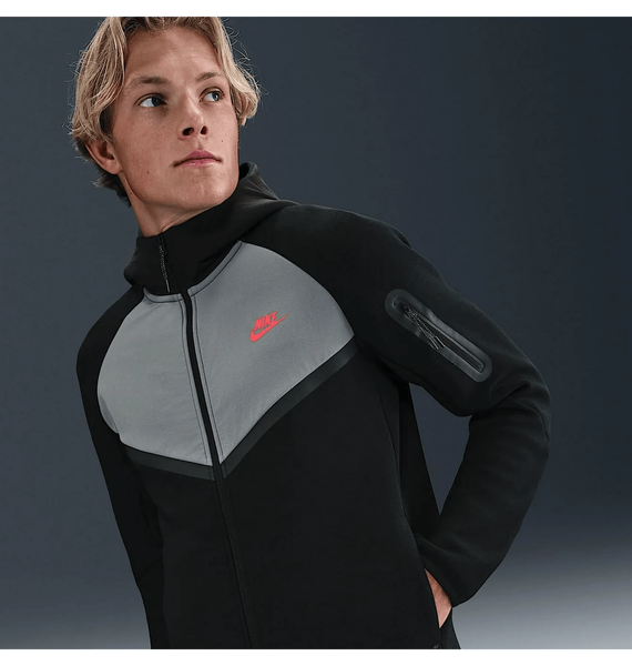 Штани Nike Tech Fleece (сіро-чорний) IH4303-010 фото