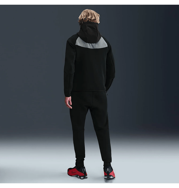 Штани Nike Tech Fleece (сіро-чорний) IH4303-010 фото