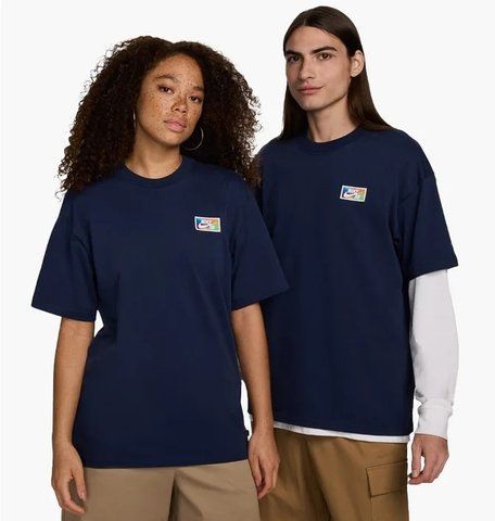 Футболка унісекс Nike SB U Tee OC Thumbprint (темно-синя) FV3501-410 фото