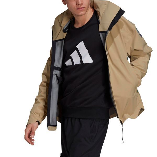 Куртка Adidas MYSHELTER Rain Jacket (бежева) GT6574 фото