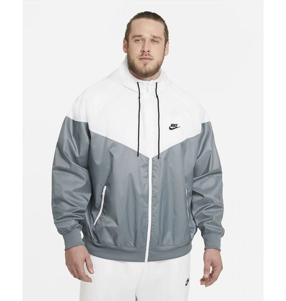 Вітровка Nike NSW (сіро-біла) 727324-084 фото